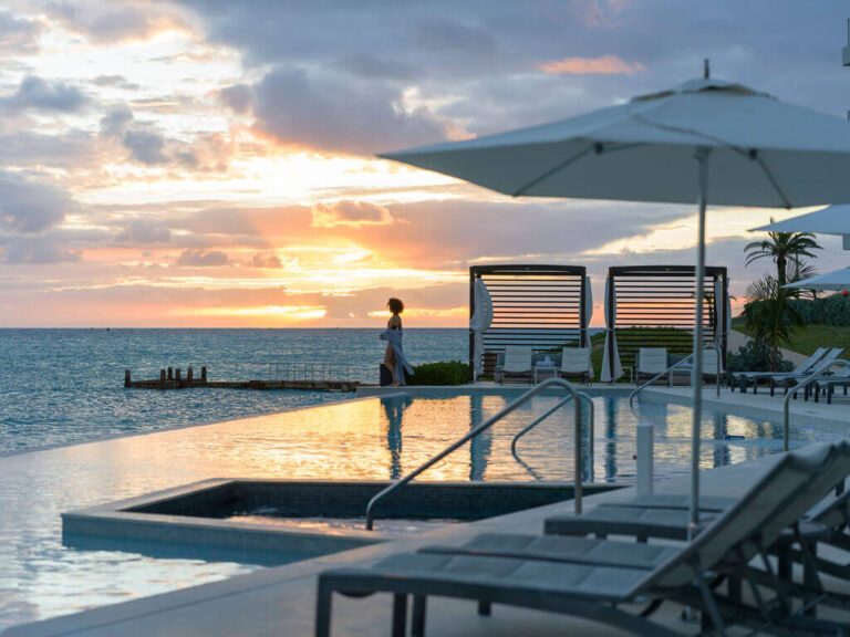 sunrise photography at a luxury hotel in Bermuda